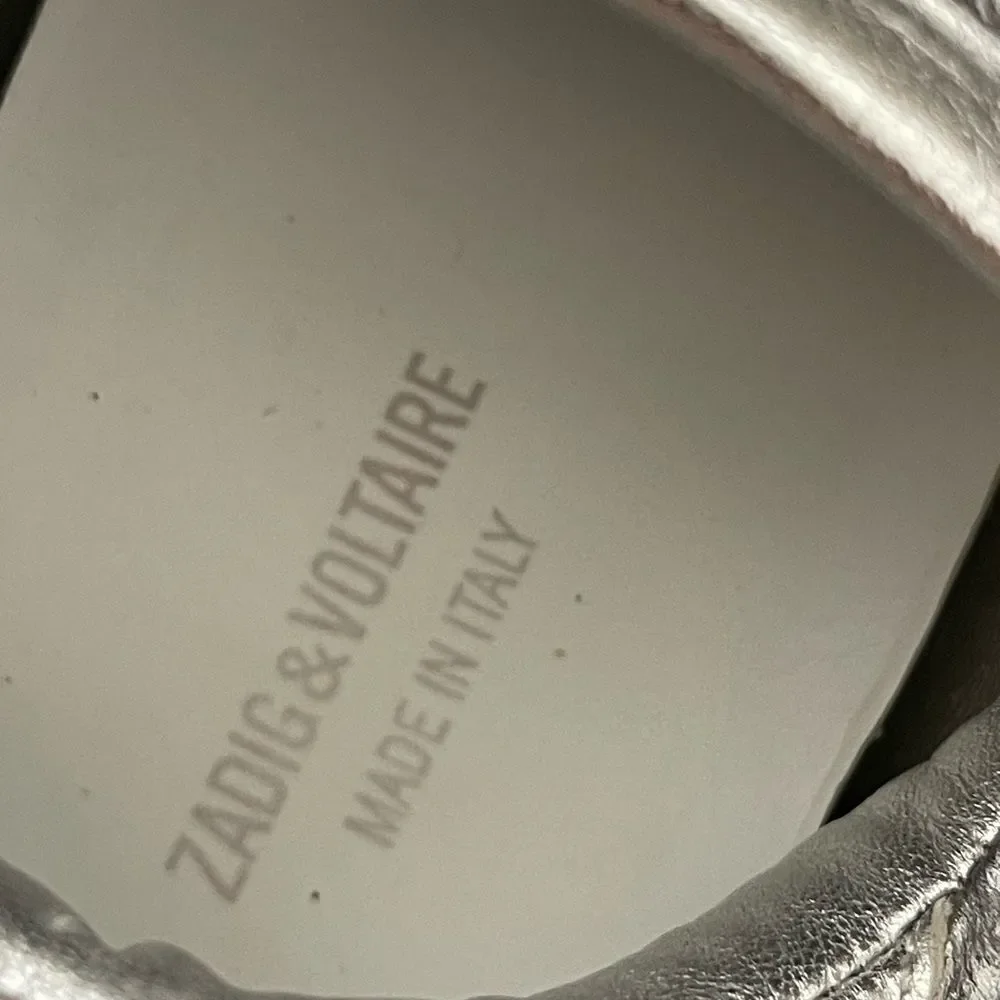 Zadig & Voltaire Silver Sneakers